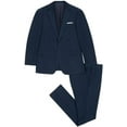 thumbnail image 2 of Lycody 2pcs Mens Linen Suit Casual Slim Fit Vintage Suits Groomsmen Suits Wedding Summer Beach Blazer Pants Set, 2 of 7