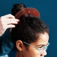 thumbnail image 4 of 10pcs Full Circular Stretch Comb Flexible Plastic Circle Comb Stretch Hair Comb Headband Holder for Women Random Color, 4 of 9