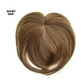 ZAROYEAX Women Silky ClipOn Hair Topper Wig Heat Resistant Fiber Wig