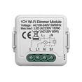 thumbnail image 1 of Tuya Wifi Smart Dimmer Switch Module 10A Support 2 Way Control 1 Gang Compatible for Google Home Alexa Smart Life App, 1 of 5