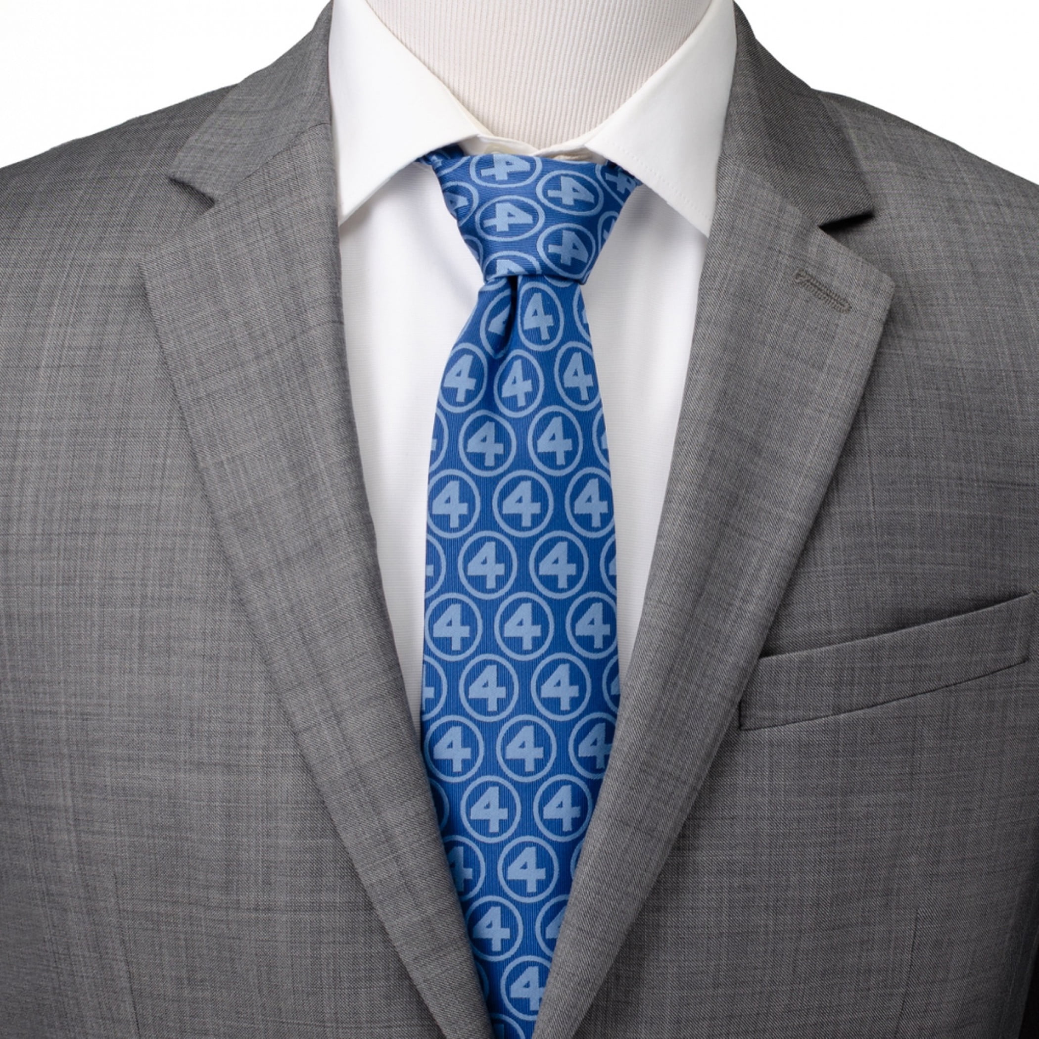 Marvel Fantastic Four Men's Blue Tie