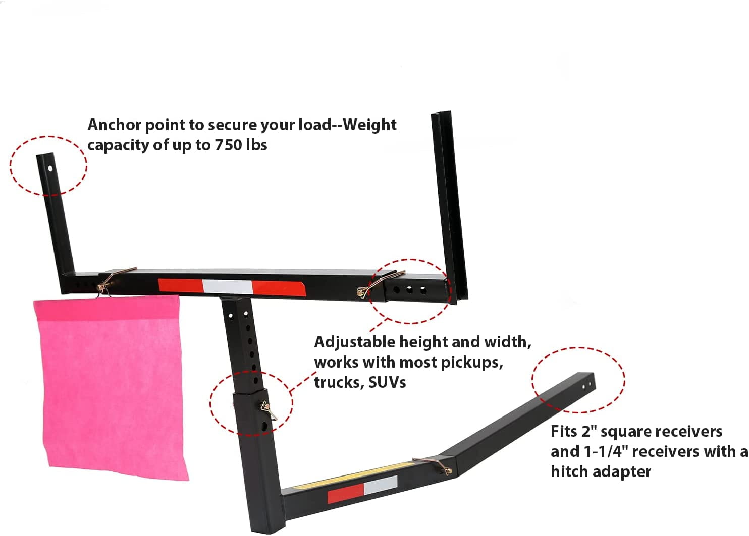 Buy Pick Up Truck SUV Bed Hitch Mount Extender Extension Rack Lumber