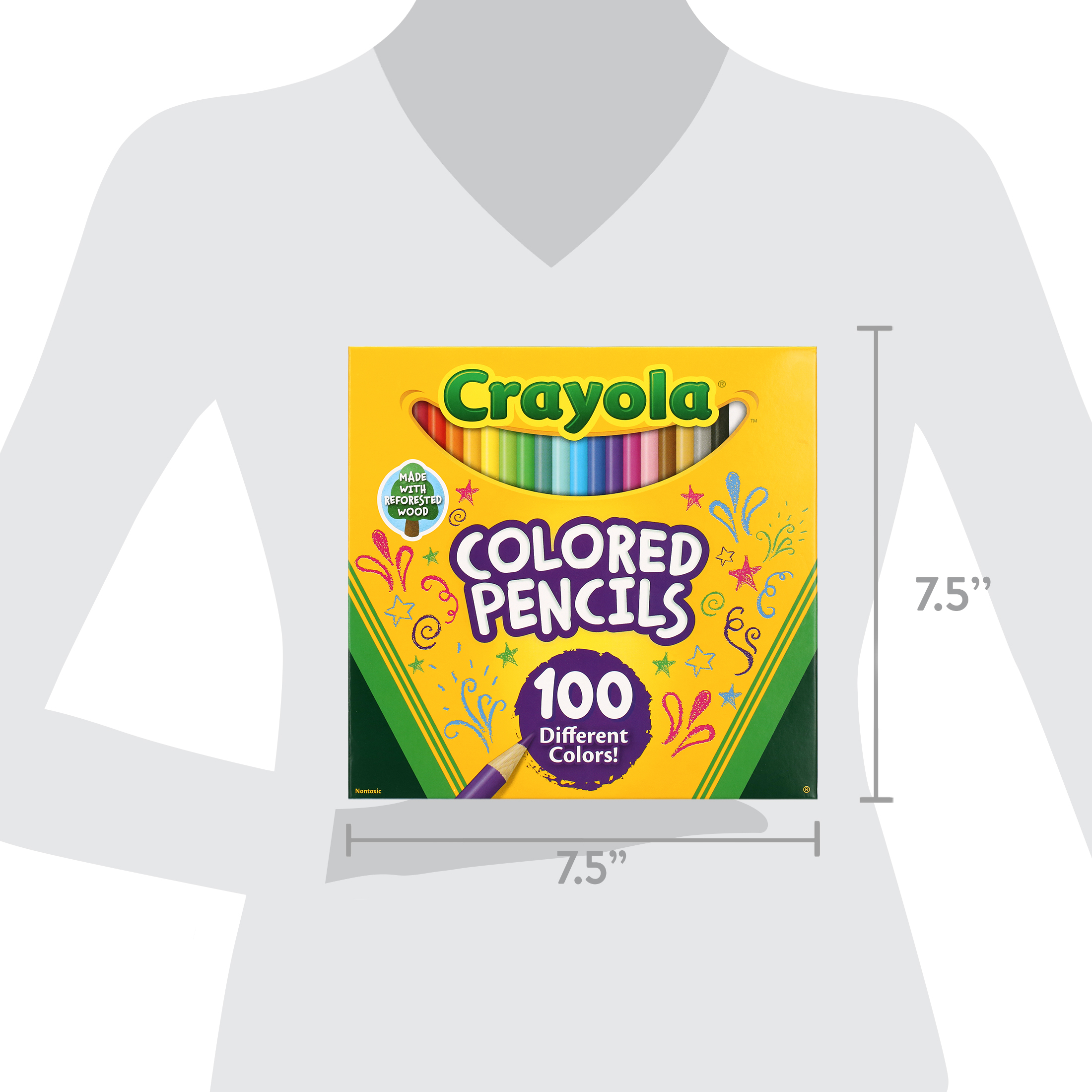 Crayola Colored Pencil Set, 100-Colors, Beginner Child - image 5 of 5