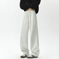 thumbnail image 2 of Styesk Men's Pants Man Solid Color Return To The Ancients Droop Euryscelia Drawstring Pattern Trousers, 2 of 6