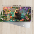 thumbnail image 2 of 1 Pcs 2D Flat License Plate Covers & Frames, Beaver Eating Peach For Decorative Front, Waterproof For Decoration Aluminum License Plate Covers & Frames Cover For Men Women, 12" X 6", 2 of 6