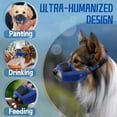 thumbnail image 5 of Soft Dog Muzzle Medium Large Sized Anti Biting Barking Nylon Mesh Reflective Adjustable, 5 of 7