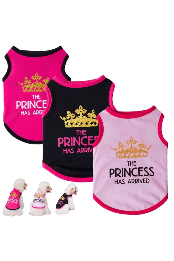 Pet Dog Vest, Puppy Clothes Round Neck Letter Printed Fashion Outfit Pet Vest Dog Sleeveless Clothes Cat Costume for XS-XL Puppy Kitten
