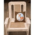 thumbnail image 2 of Carolines Treasures 7223PW1414 Coussin Décoratif en Tissu Basenji Rouge et Blanc, 2 of 4