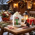 thumbnail image 6 of Christmas Alphabet Mug with Santa Hat - Ceramic Personalized A to Z Coffee Cup for Hot Cocoa Tea or Coffee, Festive Decor and Holiday Gift T, 6 of 6