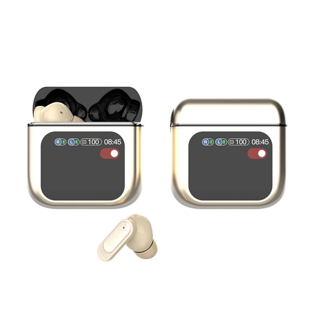 Auriculares Bluetooth Inalámbricos Auriculares Bluetooth Inalámbricos, Pantalla de Pantalla Inteligente a Color Lcd, Reducción de Ruido Anc