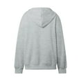 thumbnail image 5 of SGMVNU Hoodies for Women Zip up Hoodie Oversized Sweatshirt Jackets Fall Winter Coats 2025 Fashion Jakcet with Pockets(Grey,XXL), 5 of 8