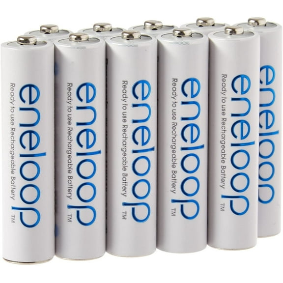 Eneloop TS-9RO6-4EQX AAA 4th Generation 800mAh Min. 750mAh NiMH Pre-Charged Rechargeable Battery with Holder Pack of 10