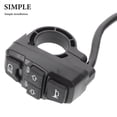 thumbnail image 4 of Shisuyan Motorcycle Headlight Horn Turn Switch 3-In-1 Light Horn Turn Signal Button Set, Motorcycle Headlights Horn Turn On/Off Control Switches For Scooter Electric Bike, 4 of 8