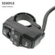 thumbnail image 5 of Interruptor de bocina para faro de motocicleta, juego de botones 3 en 1 para intermitentes de luz y bocina, interruptores de control de encendido y apagado de bocina para scooter y bicicleta eléctrica, 5 of 7