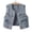 Blue, variant on Women's Denim Vest Vintage Croppped Waistcoat V-Neck Jean Gilet Botton Vest Khaki M