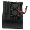 thumbnail image 3 of Wchiuoe Coque de Protection en Alliage d'Aluminium pour Raspberry Pi 4B Coque Noire, 3 of 8