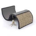 thumbnail image 3 of Dream Curl Carpet Sisal Curled Cat Scratcher Brown Gray One Size, 3 of 6