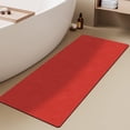 thumbnail image 1 of Alfombra de baño TYUU, 43 x 150 cm, antideslizante, lavable, roja, 1 of 9