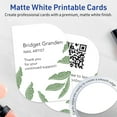thumbnail image 3 of Avery Leaf Flat Cards, 3-1/2" x 5", Matte White, 200 Total, 3 of 9