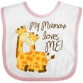 thumbnail image 3 of Inktastic My Mamaw Loves Me Boys or Girls Baby Bib, 3 of 4