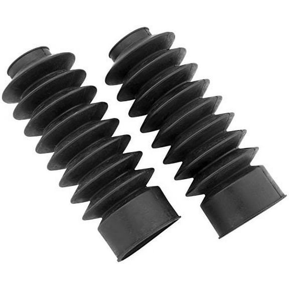 Bikers Choice 39mm Black Short Fork Boots * Heavy-Duty Rubber Protective Covers for Powersports Forks