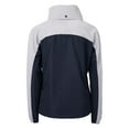 thumbnail image 3 of Women's Cutter & Buck  Navy Notre Dame Fighting Irish Charter Eco Recycled Half-Zip Anorak Jacket, 3 of 3