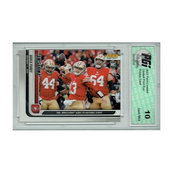 Brock Purdy 2022 Panini Instant #146 Mr. Irrelevant 1 of 2736 Rookie Card PGI 10