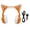 Yellow, variant on BIMZUC Cat Ear Bluetooth Headset Stereo Cute High Sensitivity Built in Mic Adjustable LED Kids Headset with 3.5mm Cable Yellow 9.06 inches / 23 cm