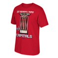 thumbnail image 1 of LNH Washington Capitals Hommes Adultes Stanley Cup 17 Trophée du Président S/Tee, Grand, Rouge, 1 of 1