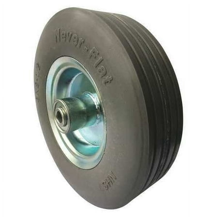 Marastar Never Flat Wheel,8 in. Dia.,300 lb. 2LY54