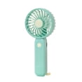 thumbnail image 2 of CaiYueKe Handheld Fan, USB Rechargeable Mini Fan, Portable Desktop Fan, 3 Speed Adjustable Fan, Personal Cooling Fan for Outdoor Office Travel, Compact Battery Powered Fan with Charging Cable, 2 of 8
