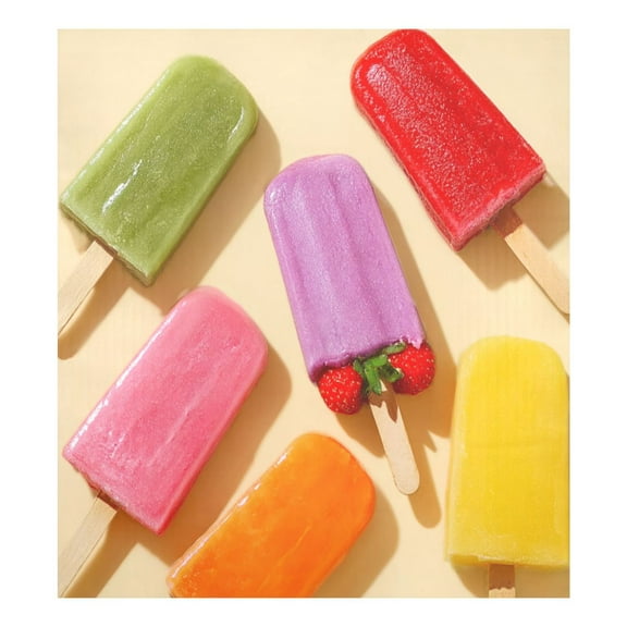 IAUYY Magnetic decorative sticker - 23x26 Inch PVC Refrigerator Decorative Cover, Removable DIY Art for Kitchen Appliances Summer Ice Cream