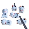 thumbnail image 2 of Japanese Cat Chopsticks Rest Chopsticks Rest Type 4, 2 of 3