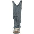 thumbnail image 4 of Dingo Women's Shabby Leather Western Boot Snip Toe - DI245-BL 6 1/2 M  US, 4 of 7