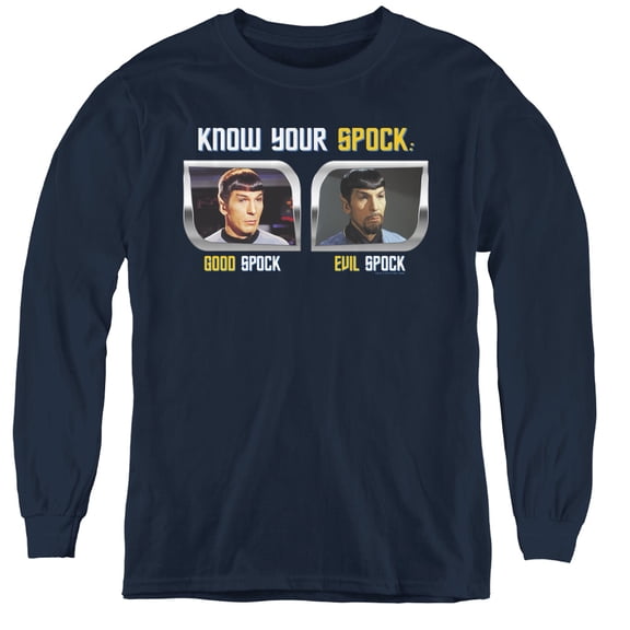St Original - Know Your Spock - Youth Long Sleeve Shirt - Large