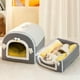 thumbnail image 5 of Cama 2 en 1 para perros y gatos, refugio para perros pequeños y medianos S, 5 of 7