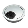 thumbnail image 1 of Brosse Chromée 50mm 60mm 80mm pour Bureau, Illets, Câble de Table, Trou de Fil de Rangement, 1 of 1