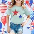 thumbnail image 2 of Graphic Tees for Girls: Short Sleeve Crewneck Tops 5-14 Years Summer Comfortable Blouse for Everyday & Party Wear, 2 of 4