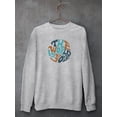 thumbnail image 3 of The World Is Yours Groovy Style Sweatshirt Women -Image by Shutterstock, Female 5X-Large, 3 of 4