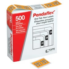 Pendaflex PFX06722 Étiquette de Dossier de Fichier