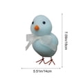 thumbnail image 3 of Wozhuo Easter Flocked Chick Decor Cute Spring Ornament Warm Holiday Gift, 3 of 6