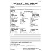 Detailed Drivers Vehicle Inspection Report 25-pk. - Book Format, 2-Ply Carbonless, 5.5 x 8.5, 31 Sets of Forms Per DVIR Book