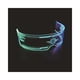 thumbnail image 1 of Moyic 2 piezas de gafas brillantes para banquete de Navidad alimentado por batería botón de anteojos iluminado colorido operación gafas Kits de decoración para fiestas FG39 control doble, 1 of 6