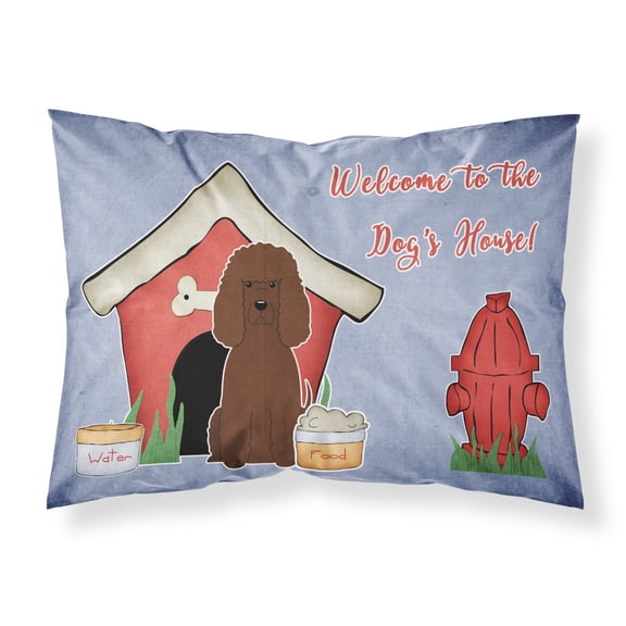 Dog House Collection Irish Water Spaniel Fabric Standard Pillowcase