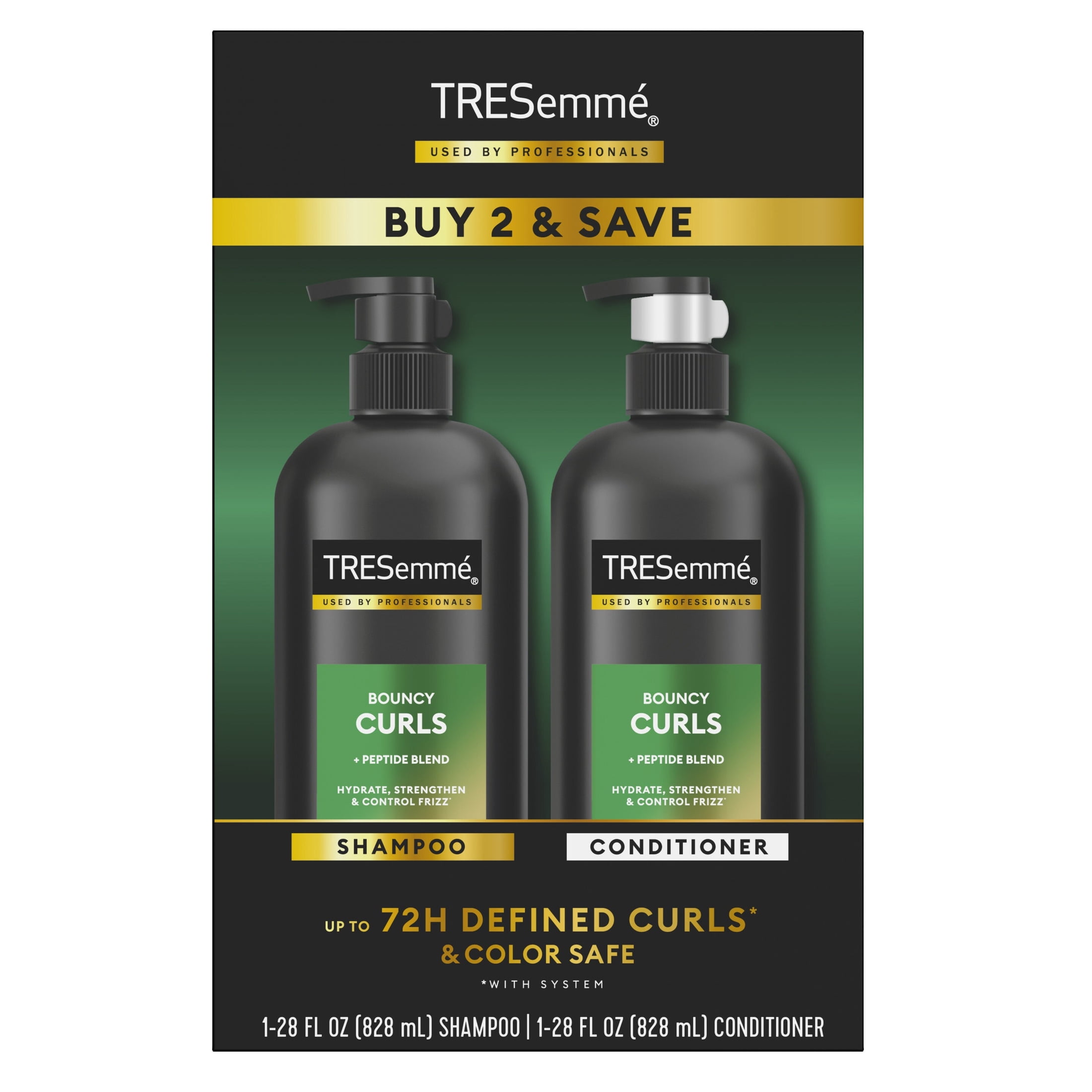 GEMMOVE Volume Boost 200ml + 60ml 3本セット TRESemmé Shampoo And Conditioner Pack To Hydrate & Control Frizz