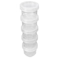 thumbnail image 1 of 5 Botellas De Salsa Para Acampar Portátiles, A Prueba De Fugas, Reutilizables, De Plástico, Pequeñas Tazas De Condimentos Con Tapas Y Bolsa De Almacenamiento, Contenedor De, 1 of 7