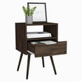 thumbnail image 6 of TUHOME Otom Nightstand - Color Brown - Material Engineered Wood, 6 of 10