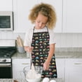 thumbnail image 4 of Cartoon Traffic Vehicles Signs Black Pattern Kids Aprons for Girls and Boys,Adjustable Neck Strap Toddler Aprons for Kids Cooking Baking, 4 of 6