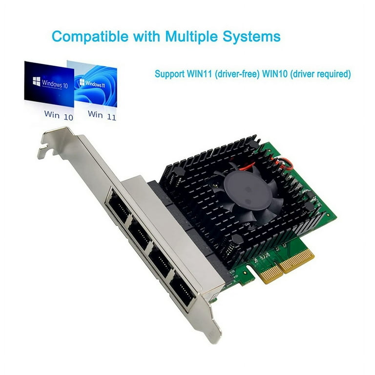 PCIe 3.1 2.5GbE Network Adapter Gigabit Ethernet NIC Card