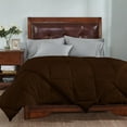 thumbnail image 3 of 5 Piece Striped Diamond Pattern Comforter Set Super Soft 800 Thread Counts, All Season, 100% Egyptian Cotton, Oversized Super King Size Chocolate Color, 3 of 7